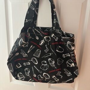 Trader Joe's Black Tote Bag